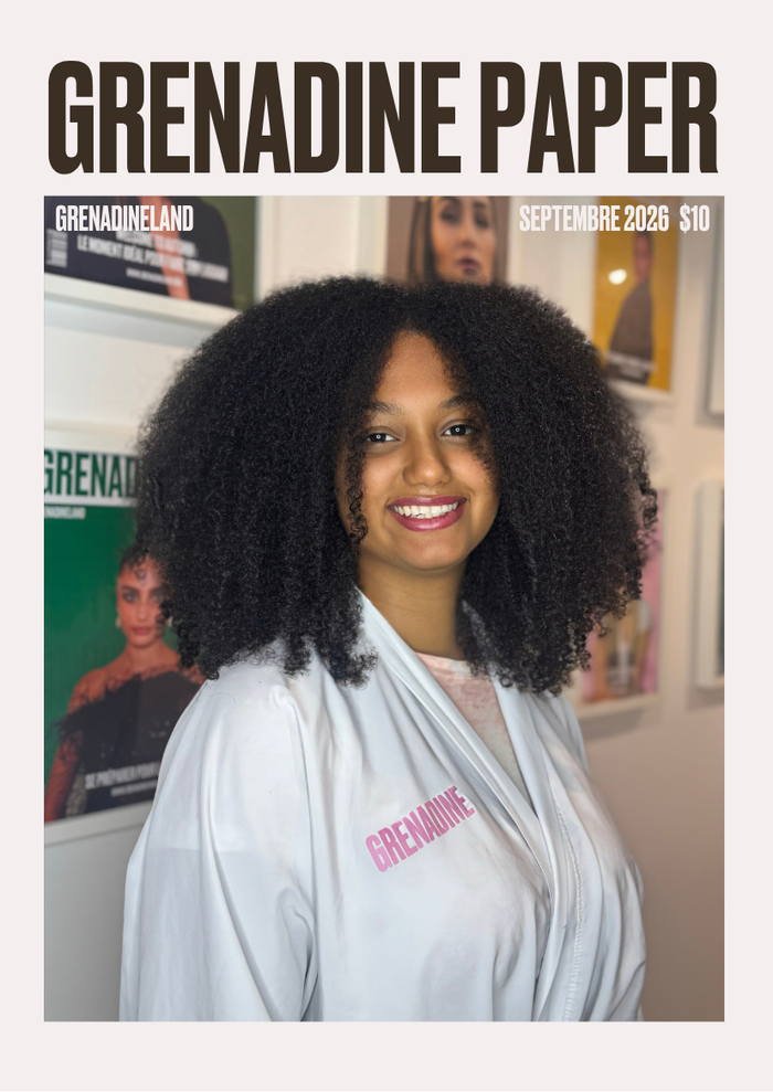 Couverture Grenadine Paper septembre 2026 – Réparer ses cheveux après l'été, salon de coiffure Grenadine à Lyon 6