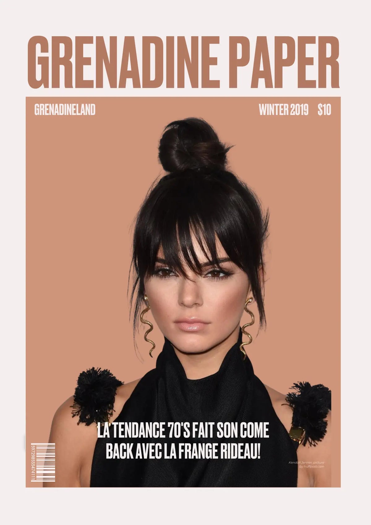 La tendance 70's fait son come back avec la frange rideau!